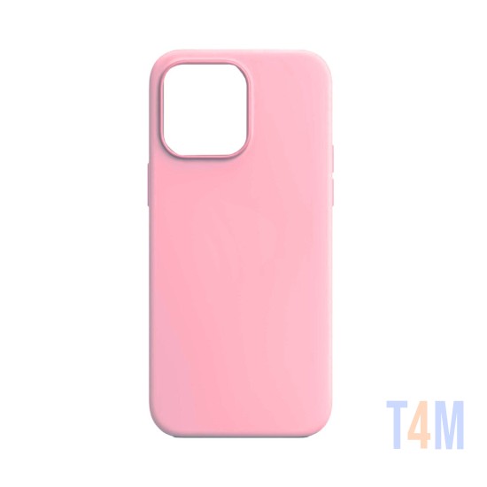 Capa de Silicone para Apple iPhone 14 Pro Rosa